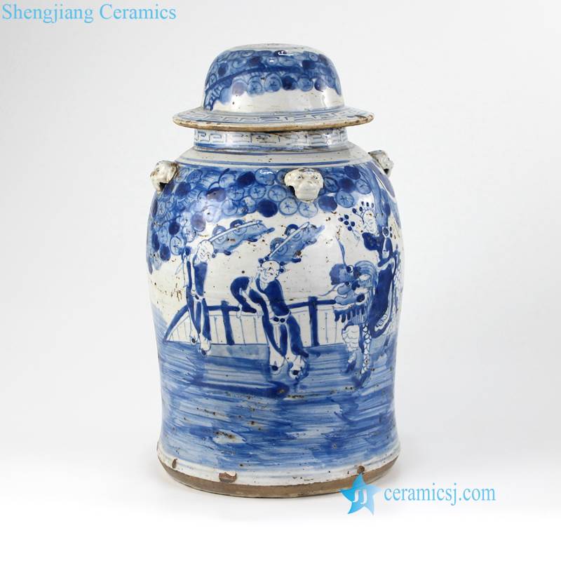 China Gods pattern porcelain lamp
