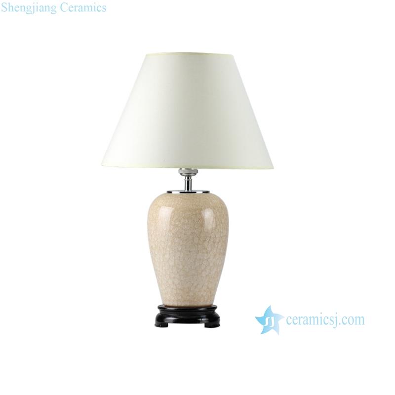 DS38-A-RYXV DS38-C-RYXV photochromic crystaline glaze fancy handmade porcelain  table lamps for living room