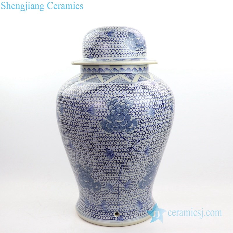 ceramic table lamp with floral design shengjiang company 
