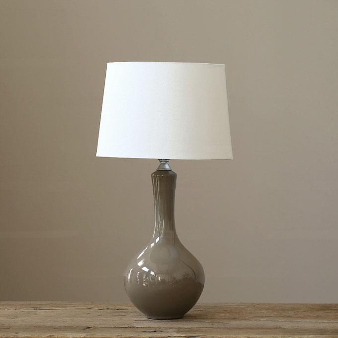  modern Simple Style Warm Gray Ceramic Table Lamp