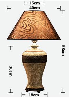  Detail about Modern Styie  Meiping crackle Porcelain Lamp 