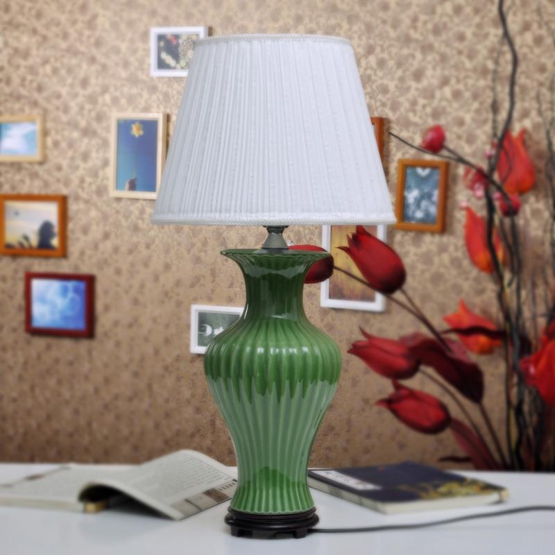 TYLP92 Modern Style  Green fishtail Porcelain  Lamp