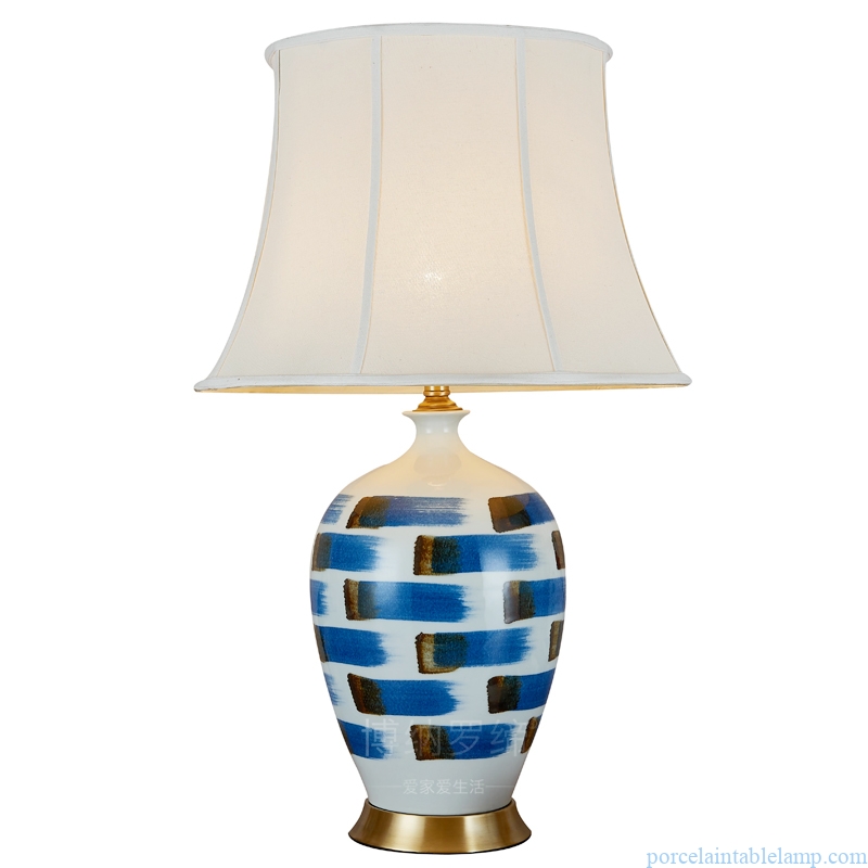 distinctive art porcelain table lamp