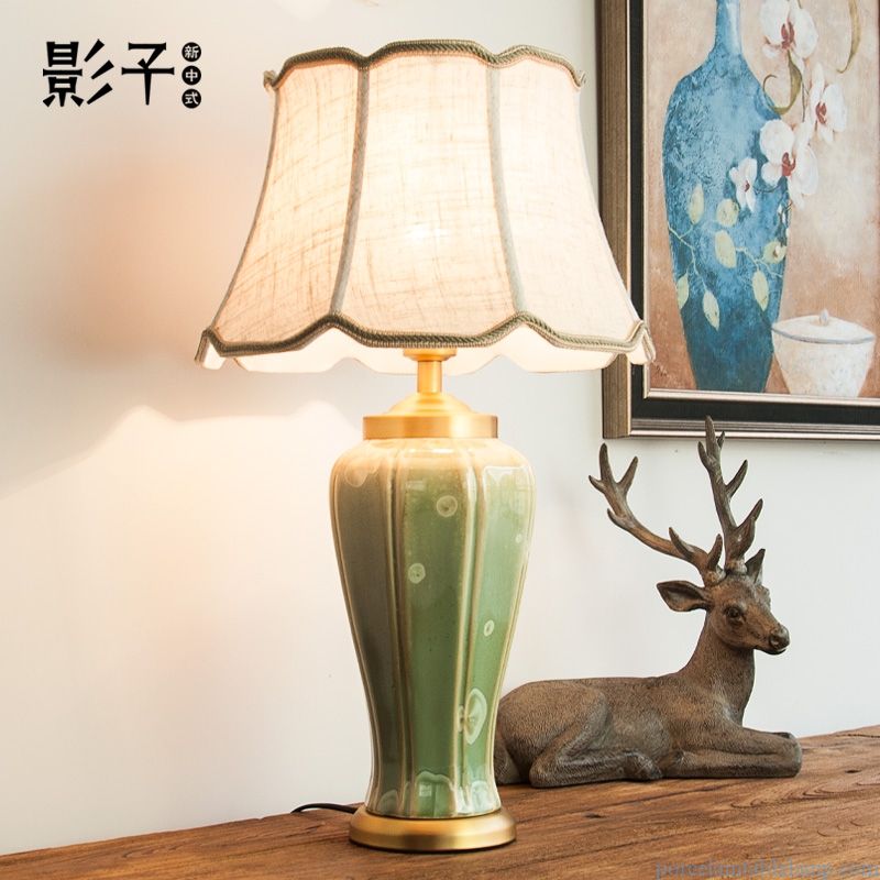  arts and crafts hot sale porcelain table lamp