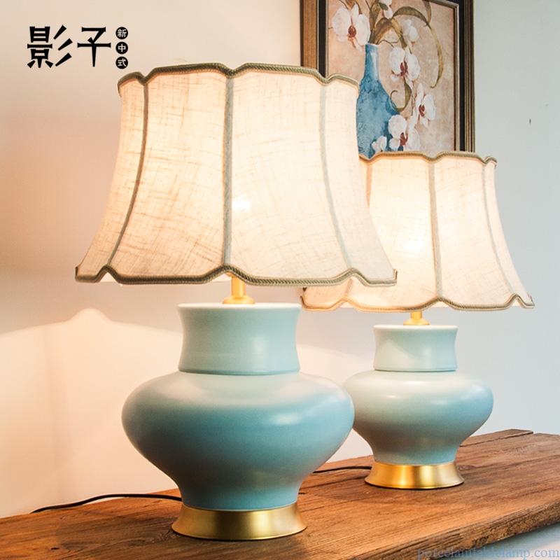  modern living room bedroom room ceramic table lamp