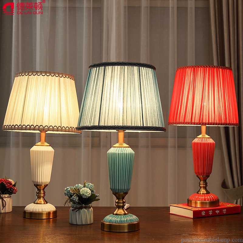  high quality warm light porcelain table lamp