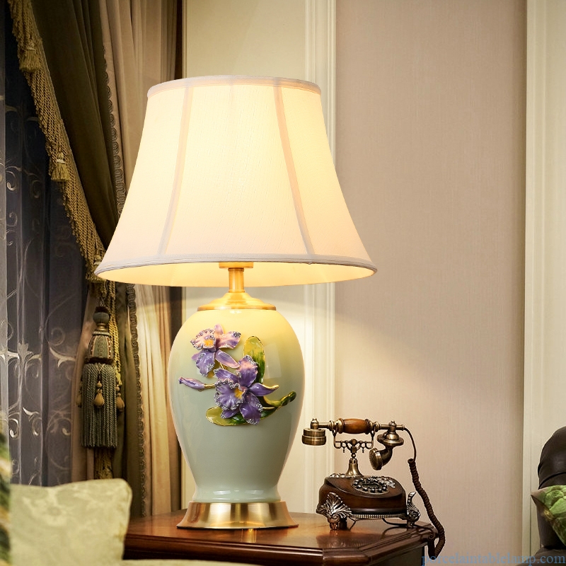 simple bedroom bedside study creative romantic home decoration retro table lamp