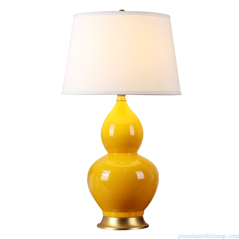  gourd shape exquisite home decorative ceramic table lamp