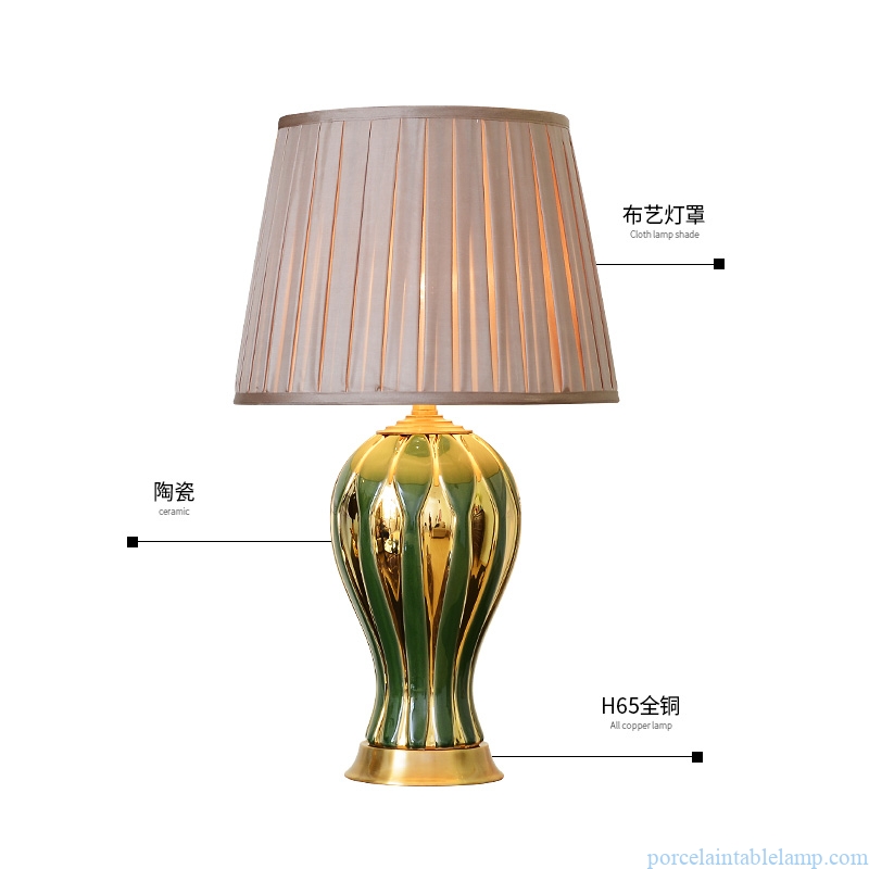  mix color light luxury villa decorative porcelain table lamp